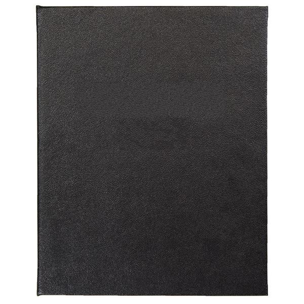 Custom Small Hard Cover - Blind Deboss -Black/Silver